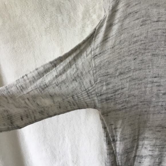 Lou & Grey Light Gray Ribside Boatneck Sweater Top - Picture 5 of 16